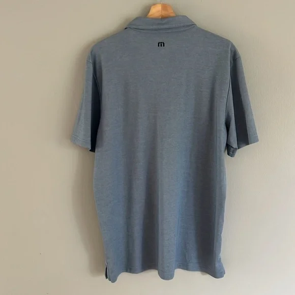 Travis Mathew Men’s Year After Year Golf Polo Size XL in blue - Picture 4 of 8